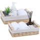 thumbnail image 2 of Paper Rope Decorative Toilet Paper Baskets & Bathroom Organizer for Toilet Tank Top, Shelves, Bedroom, Countertop,Home,Office Storage Bins, 2 Pack,Beige, 2 of 5