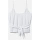 thumbnail image 2 of Hurley Womens Natural Tie Tank Top, wht, XL, 2 of 2