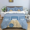 thumbnail image 1 of Maxcorners Bowling Ball And Pins 3D Bedding Set, 1 of 5