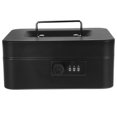 thumbnail image 3 of MOVTOTOP Locking Cash Box with Lock Money Box Decorative Storage Box Money Cash Storage Case, 3 of 8
