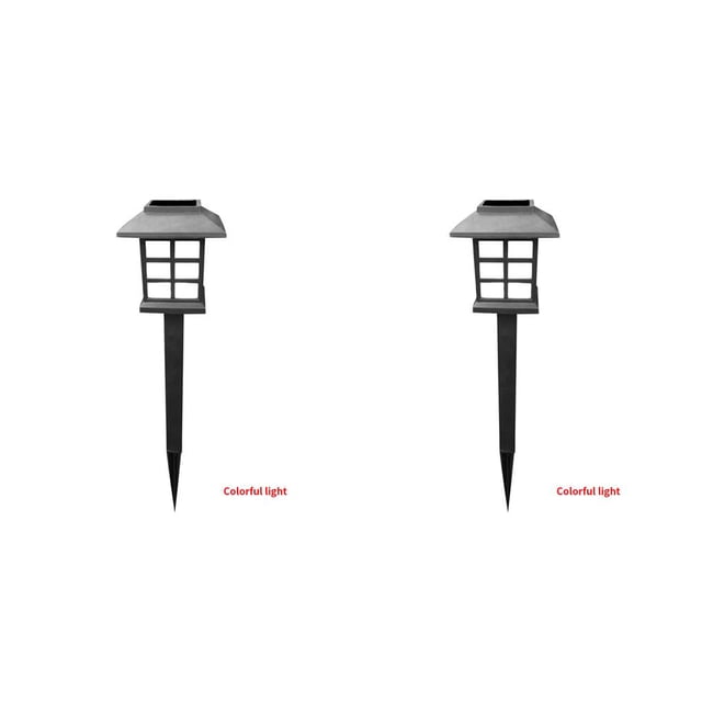 Inteprter 2/4/6/8 Uds. Lámpara de tierra lámpara de jardín cuadrada de energía Solar luz de noche LED para exteriores para pasarela de camino, luz Type1 NO1 Inteprter CBP167423