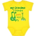 thumbnail image 3 of Inktastic Grandma Grandpa Love Me Dinosaurs Boys Baby Bodysuit, 3 of 5