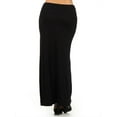 thumbnail image 3 of MOA COLLECTION Women's Ultra Comfort Stretch Maxi Skirt Relaxed Fit for Everyday Elegance, 3 of 4