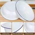 thumbnail image 3 of FUTUREORYY Small Enamel Pot Vintage Design Enamel Dish for Cooking Use 1Set, 3 of 8