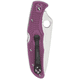 thumbnail image 2 of Spyderco Knives Endura 4 Lockback Purple VG-10 Stainless C10FPPR Pocket Knife  Cuchillo, 2 of 4