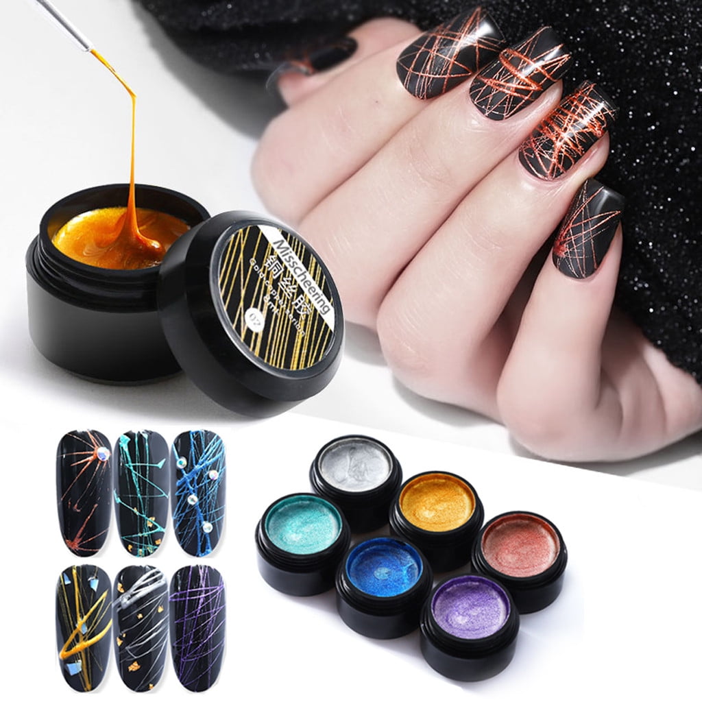 Nail Spider Gel Set Matrix Gel Paint Design Nail Wire Drawing Nail Gel