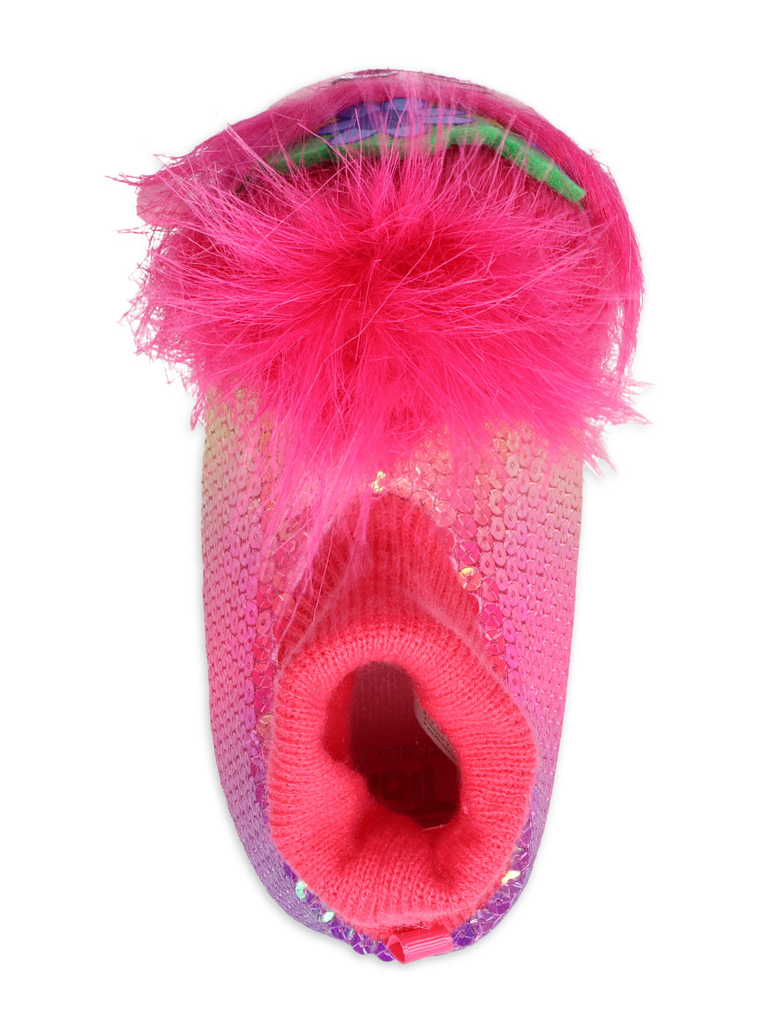 Dreamworks Trolls Poppy Slippers  Toddler Girl Size7/8  NWT 