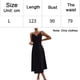 thumbnail image 2 of Vestidos con tirantes para mujer Vestido sin espalda con lazo en la parte delantera Vestido hueco con tirantes Vestido lencero, 2 of 6