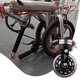 thumbnail image 5 of TureClos Bicicleta plegable de aleación de aluminio, rueda giratoria Universal, tubo de asiento, rueda giratoria, transporte de seguridad, parte auxiliar, viaje al aire libre, negro TureClos JD730452949, 5 of 6