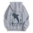 thumbnail image 6 of Puliio Women's Hoodies Sweatshirts Ocean Style Whale Printed Long Sleeve Pocket Pullovers Casual Loose Daily Wear Autumn Winter Drawstring Hoody Hooded For Women, 6 of 6
