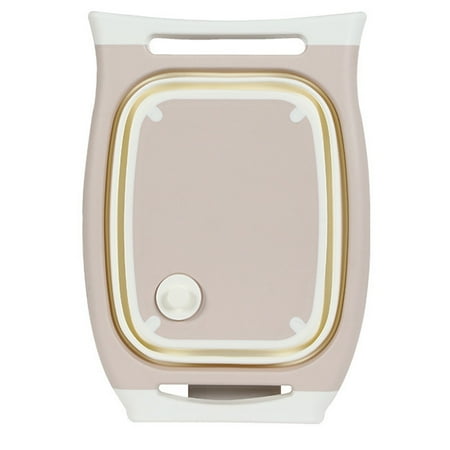 

Multifunction Portable Cutting Board Kitchen Foldable Sinks Drain Basket Chopping Board New