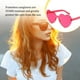 thumbnail image 5 of Minnieouse Gafas de sol con forma de corazón de melocotón, antiquemaduras, gafas bonitas, gafas Retro de ojo de gato, gafas irregulares Lentes Rosado, 5 of 6