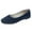 Navy Blue, variant on Baby Sweetie Women's Ballet Flats Classic Comfortable Slip-On Flats Wide Width Flat Shoes Lightweight Loafers Suede Dress Shoes