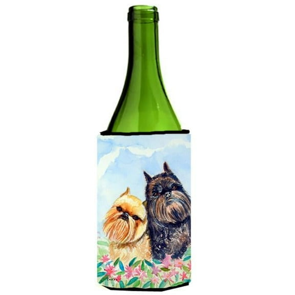 Brussels Griffon Wine bottle sleeve Hugger - 24 oz.