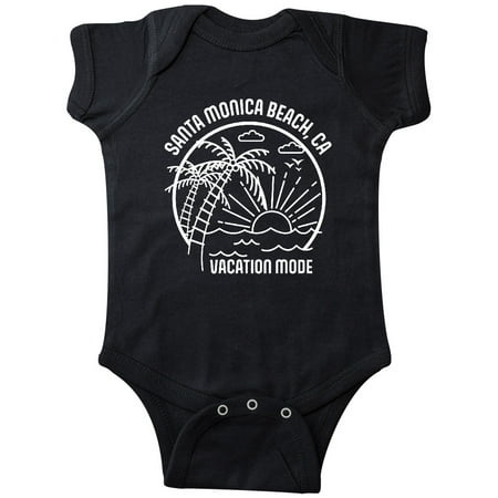 

Inktastic Summer Vacation Mode Santa Monica Beach California Gift Baby Boy or Baby Girl Bodysuit