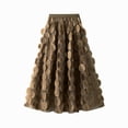 thumbnail image 2 of Aboser Tulle Skirt for Women A Line Midi Skirt Flowy Layered Bubble Skirts Elegant Wedding Guest Party Skirt Trendy Polka Dot Sheer Skirts, 2 of 3