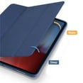thumbnail image 2 of New iPad Pro 11 Case 2020 with Hard Back Cover -Transparent Lightweight Stand Case with Auto Sleep/Wake Feature BLUE, 2 of 8