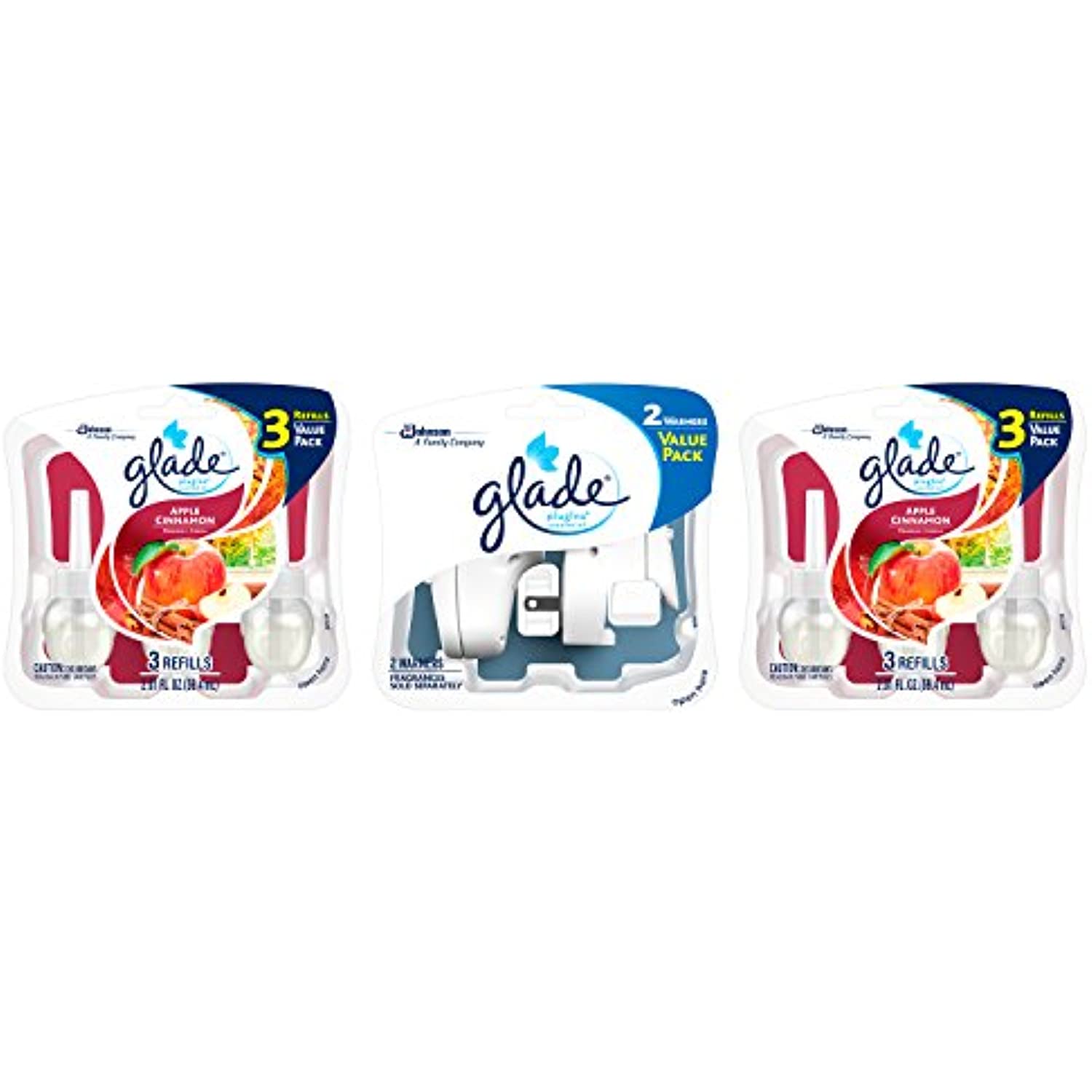 Glade Plugins Refills Air Freshener Starter Kit, Scented And Essential