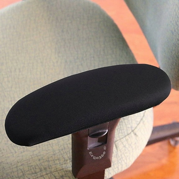 MLINS  Armrest Cover Protectors Pad Office Chair Chairs Desk Black