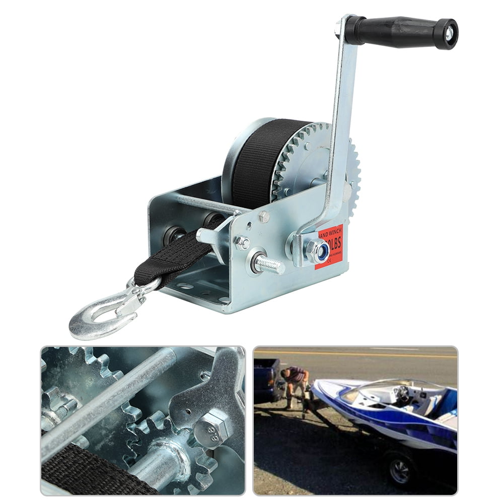 Greensen 2500LBS Hand Crank Winch Hand Winch for HeavyDuty Boat