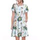 thumbnail image 1 of Balery Turtle Vestidos sueltos de manga corta para mujer, vestidos de verano 2025, vestidos casuales de corte A con vuelo., 1 of 6