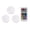 3pc, variant on LED Puck Lights 16 Color Changing Ice Light with Remote Control - Battery Operated Cabinet Lights for Kitchen Counter, Reading, Makeup, Nightstand, Stairs, Display Shelf - 4.5V Timer Function