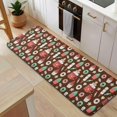 thumbnail image 5 of Brown Christmas Dessert Pattern Kitchen Rug Mat,Kitchen Runner Rugs Non Skid Washable,Decorative Kitchen Floor Mats for Kitchen,Sink,Laundry,17"x47.2", 5 of 7