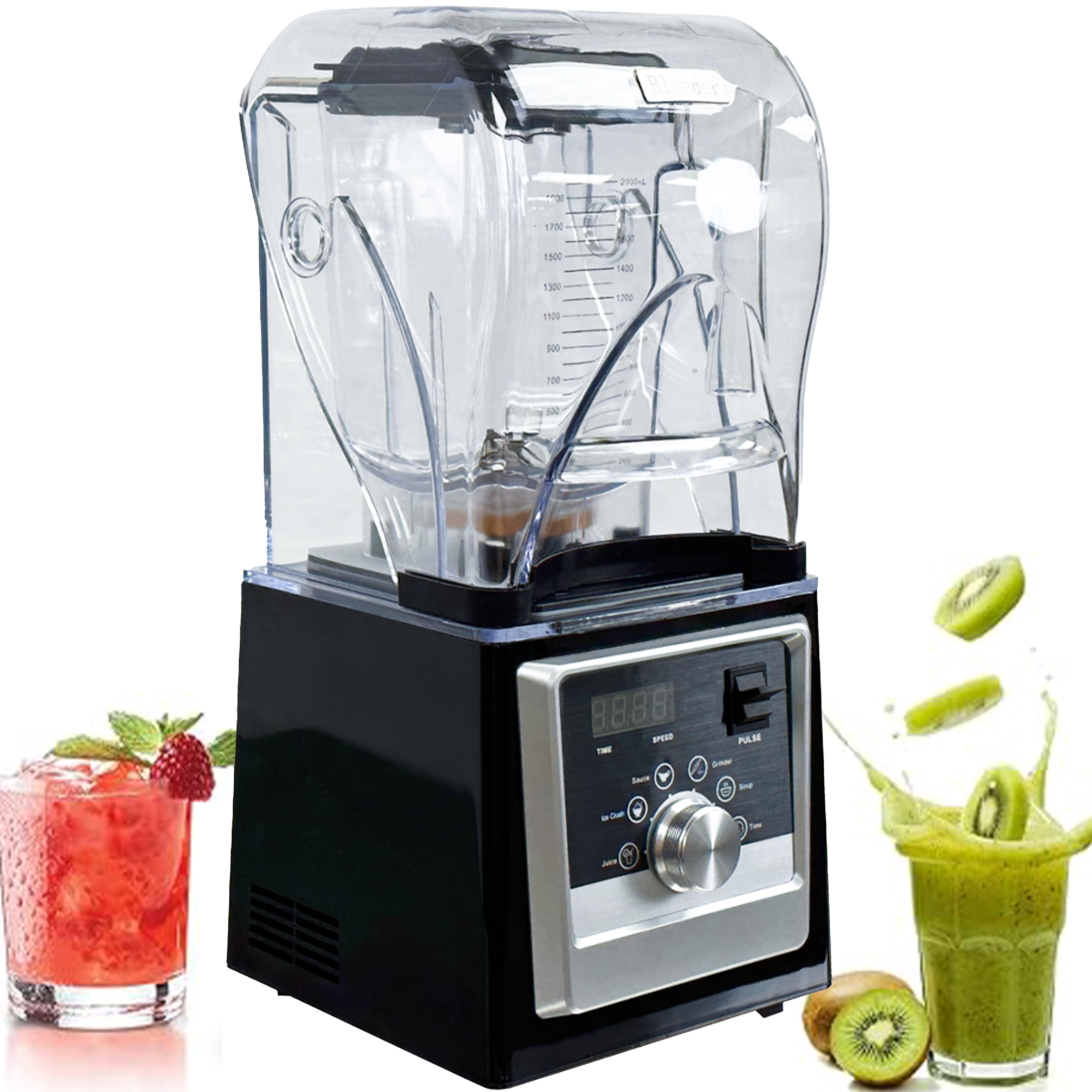NSF Blender Smoothie Maker 2 L, Stainless Steel Blades, Easy Clean, Healthy Fresh Shakes/Fruit Drinks, 1600 W Electric Food Blender