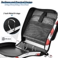 thumbnail image 4 of FORMRS Zipper Binder with Shoulder Strap 2-inch Ring 500 Sheet Capacity File Bag, Santa Hats Pattern, 4 of 5