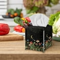 thumbnail image 3 of ZUXONGSY Mushroom Square Tissue Box Cover Moon 2 Packs Modern PU Leather Tissue Box Holder Easy to Clean Tissue Box Cover Case Waterproof Square Tissue Box Organizer Kitchen Decor, 3 of 7