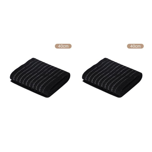 Advancent 1 Uds. Vendaje de compresión de alta elasticidad, cinta de kinesiología deportiva para tobillo, muñeca, rodilla, pantorrilla, envolturas para Negro 40cm 2piezas Advancent CBP056012