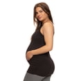 thumbnail image 2 of Felina | Cotton Modal Maternity Cami with Nursing Clips (Black, Small), 2 of 3