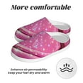 thumbnail image 6 of Wukai Sparkling Pink Toilet Print Women's Indoor Bedroom Slipper Slip On Shoes, Unisex House Shoes with Anti-Skid Sole for Men, Gift for Women Men-35/36, 6 of 7