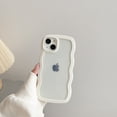 thumbnail image 1 of Funda de onda rizada transparente bonita a la moda para iPhone 11 12 13 14 Pro Max 7 8 Plus X XR XS funda de parachoques a prueba de golpes Capa estética Tan Jianjun unisex, 1 of 2