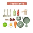 thumbnail image 2 of Lookfly Kitchen Playset,3 in 1 Kitchen Pretend Play Toys Messenger Bag,28 PCS Realistic Cooking Accessories,Great Kitchen Toys for Toddlers Kids(Red), 2 of 7
