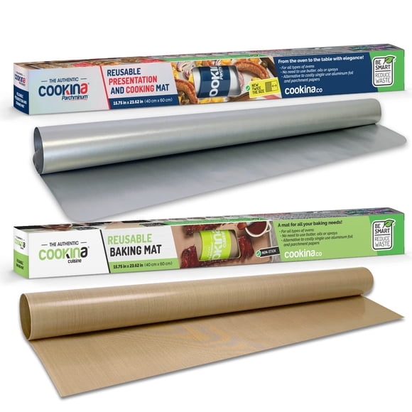 Cookina Cuisine & Parchminium Non-Stick Cooking Sheet Combo Pack