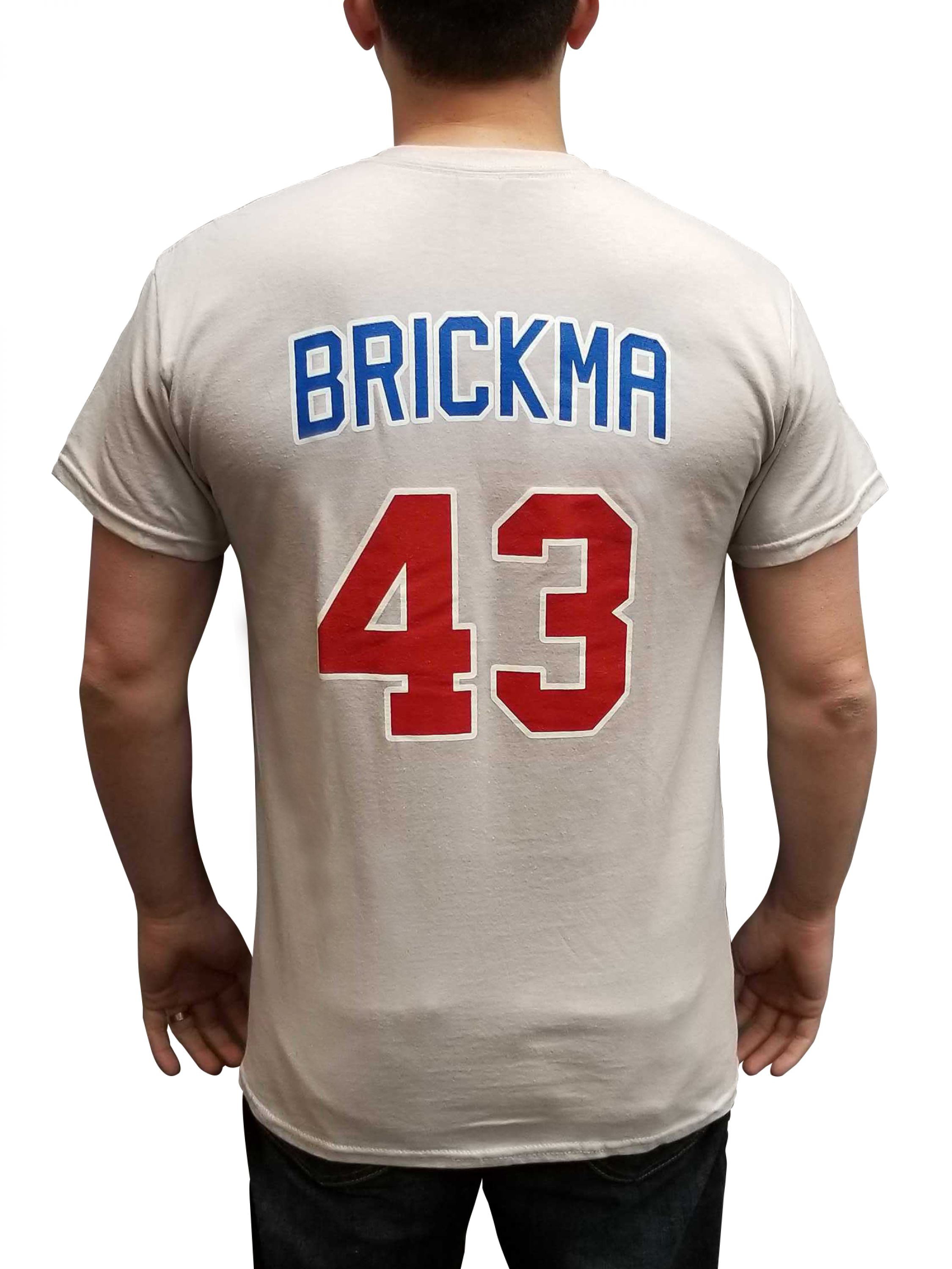 Phil Brickma Jersey T-Shirt Rookie of the Year Pitching Coach Baseball  Movie #43 