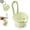 Green, variant on Multifunctional Hanging Sink Drain Basket, Faucet Mount Sink Strainer with Self-Cleaning Dump Design for Food Scraps, Fruit Rinsing & Kitchen Use