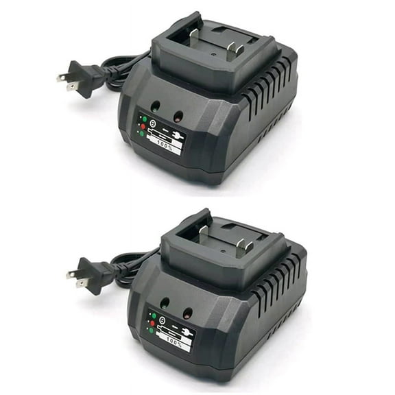 2X Lithium Battery Charger for 18V 21V Battery for Cordless Drill Angle Grinder Electric Blower Power US Plug