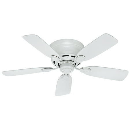 Hunter 42 Low Profile Iv White Ceiling Fan Com Hunter 42 Low Profile Iv White Ceiling Fan