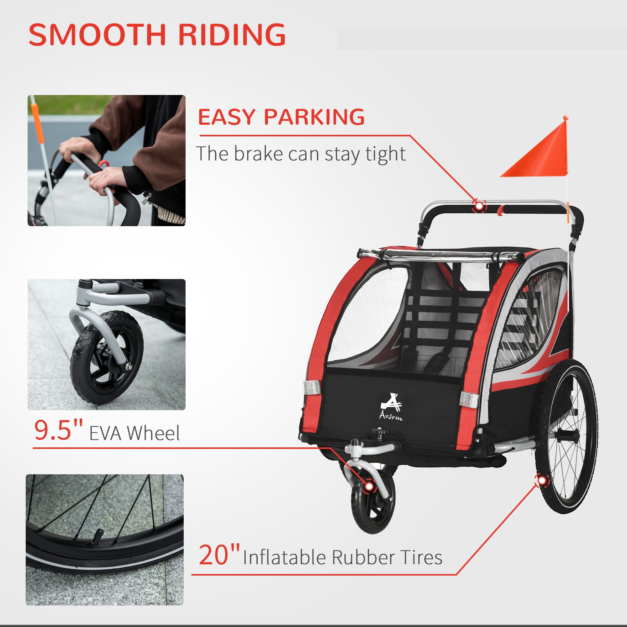 Xterra dual rider bike trailer hotsell