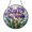 Acrylic 3.5 Inch, variant on Garden Iris Glass Style Window Hanging – Nature Inspired Decor