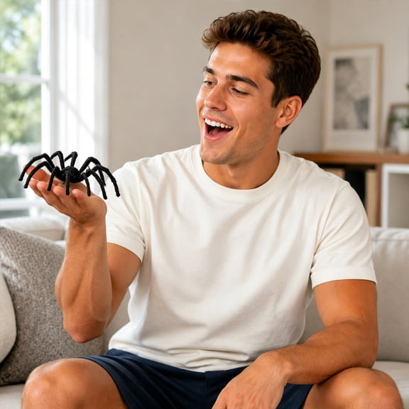 Elastic Simulation Spider Toy Halloween Prank Party Favor