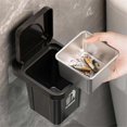thumbnail image 5 of Stainless Steel Wall-Hanging Ashtray with Lid Trash Can-Shaped Bathroom Living Room Fly Ash-Proof Pu, 5 of 5