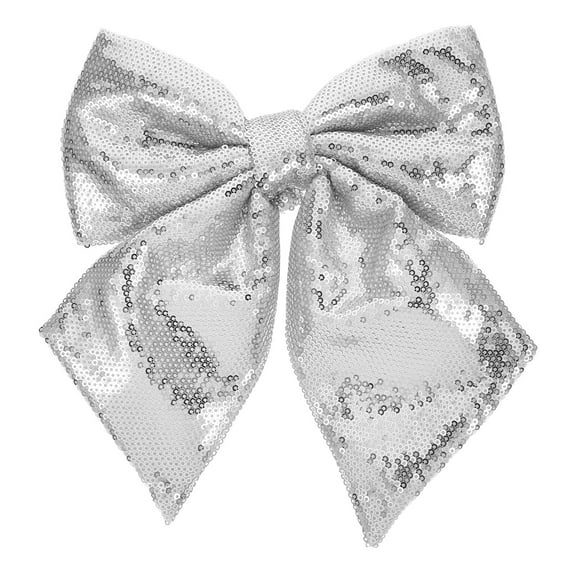 Glitter Bows for Girls Christmas Tree Decorations, 25x25x2 cm, Festive Holiday Ornaments for Kids’ Xmas Trees