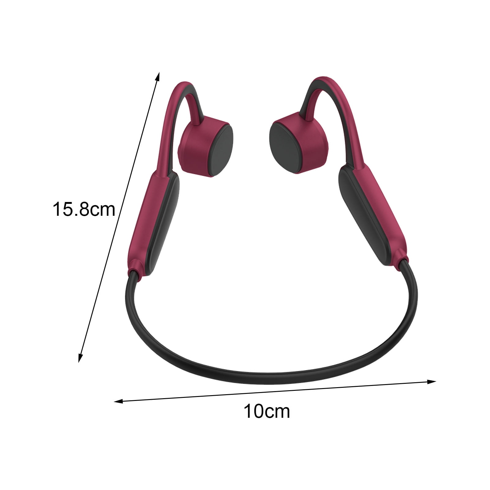 Cheers.US Waterproof Bone Conduction Headphones for Swimming, IPX8