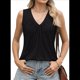 thumbnail image 2 of Camiseta Sin Mangas Informal para Mujer, Color Negro, Talla L, 2 of 10