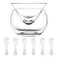 thumbnail image 4 of Juego de enfriador de caviar, plato para servir, juego de servir caviar con soporte para hielo para aperitivos, helados, cócteles, para, 4 of 9