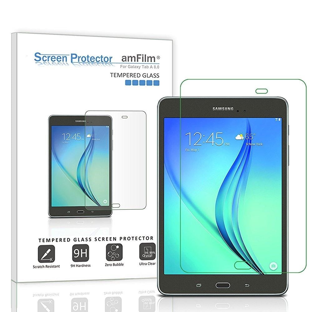 amFilm Galaxy Tab A 8.0 Screen Protector Glass, 2015 Tempered Glass