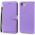 thumbnail image 1 of Luxury Wallet Case For iPhone 6 6S Case iPhone 7 8 Plus Soft Silicone Leather Flip Case For Coque iPhone 8 7 6 6S Plus Cover Bag Light Purple iPhone 7 Plus, 1 of 6
